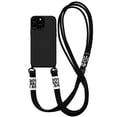 thumbnail image 1 of Luxury Solid Color Crossbody Lanyard Strap Soft Case For Iphone 15 Series, iPhone 12 Pro Max, 1 of 6