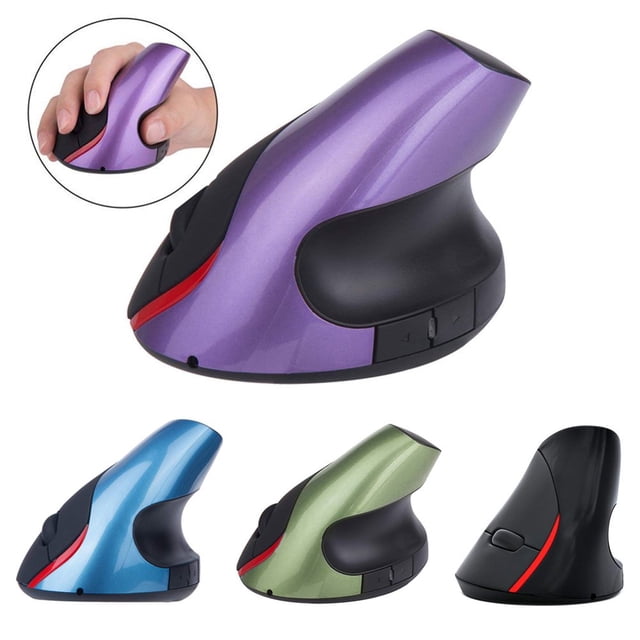 Vertical Mouse 2.4GHz 5 Buttons Rechargeable Battery Wireless Ergonomic Vertical Optical Mouse