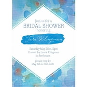 Floral Weave Standard Bridal Shower Invitation