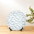 thumbnail image 6 of Honeii Cute Shark Print Elegant Bone China Decorative Plate, Porcelain Plate,Art Crafts,Ceramic Ornaments for Home Office Wall Decor-7in, 6 of 6