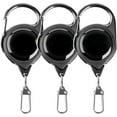 thumbnail image 6 of Fishing Zinger Retractor 3 Pcs Fly Fishing Anglers Tool Gear Combo Steel Cord, 6 of 10