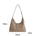 thumbnail image 2 of HUISZJ Shoulder Bag PU Leather Travel Handbag Large Capacity Messenger Purse for Women Work Shopping Travel (Khaki), 2 of 10