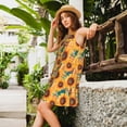 thumbnail image 2 of Haiem Beautiful Bohemian Sunflower for Women’s Summer Dresses – Casual Sleeveless Tank Loose Sundress, Lightweight Beach Dress, 2 of 7