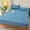 Blue BU, variant on Xecvkr Water Proof Mattress Cotton Protector Fall Winter Thickened Bedspread Machine Wash Breathable Spandex Easy Care Twin 35.43x78.74in