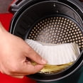 thumbnail image 5 of Air Fryer Paper Liners Disposable: 100PCS White Round Oven Insert Parchment Paper Grease and Water Proof Non Stick Liners for Baking Cooking, 5 of 5