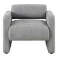 thumbnail image 2 of Furniture of America Prie Modern Boucle Fabric Indoor Armchairs & Accent Chairs, Gray, 2 of 10