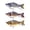 Style A, variant on Almencla 3 Pieces Fishing Lures Lifelike Hard Baits Hard Lures for Perch Pike Catfish A