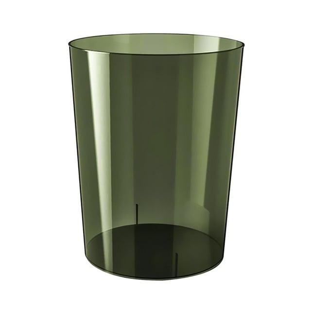 Bote de sura, Contenedor de sura, Contenedor de sura Moderno Transparente, Cesto de Papel de desecho para Oficina, ño, Cocina, Dormitorio, Verde m