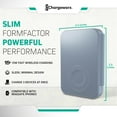 thumbnail image 7 of Chargeworx 3-in-1 Wireless Charger, Foldable Magnetic Charging Station, 15W, Blue, 7 of 7