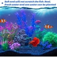 thumbnail image 6 of Aquarium Decorations Fish Tank Artificial Plastic Plants & Cave Rock Decor Set, Goldfish Betta Fish Tank Accessories Small Large Fish Bowl Decorations（8 Pieces), 6 of 7