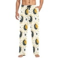 thumbnail image 5 of Sun Moon and Stars Men's Pajama Pants Cotton Long Sleepwear Lounge Pants L, 5 of 7
