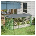 thumbnail image 2 of Raised Garden Bed with Cage & Shade Cloth - Beige Outdoor Planter Box for Flowers & Vegetables - 90.5" W x 43.25" D, 2 of 9