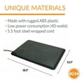 thumbnail image 3 of K&H Pet Products Extreme Weather Heated Kitty Pad for Outdoor Cats Black Small 18.5 X 12.5 Inches, 3 of 9