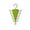 Green, variant on Gumesh V Shaped Double-Sided Closet Organizer Hanger,Multi-Layer Vertical Clothes Storage Rack with 10 Hooks, Space Saving Organizer for Hats, Scarves, Belts, Bags(Green)