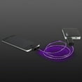 thumbnail image 3 of Visable Purple LED Light Up 3FT USB 30 Pin Data Sync Charging Cable Charger Cord, 3 of 3