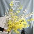 thumbnail image 4 of 1 Branches Artificial Orchid Faux Flowers Butterfly Orchid for Wedding Home Office Party Hotel Yard Decoration Restaurant Patio Festive Furnishing Wedding, 4 of 5