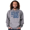 thumbnail image 4 of US Air Force USAF Bro Brother Hoodie Hooded Sweatshirt Men Brisco Brands S, 4 of 6