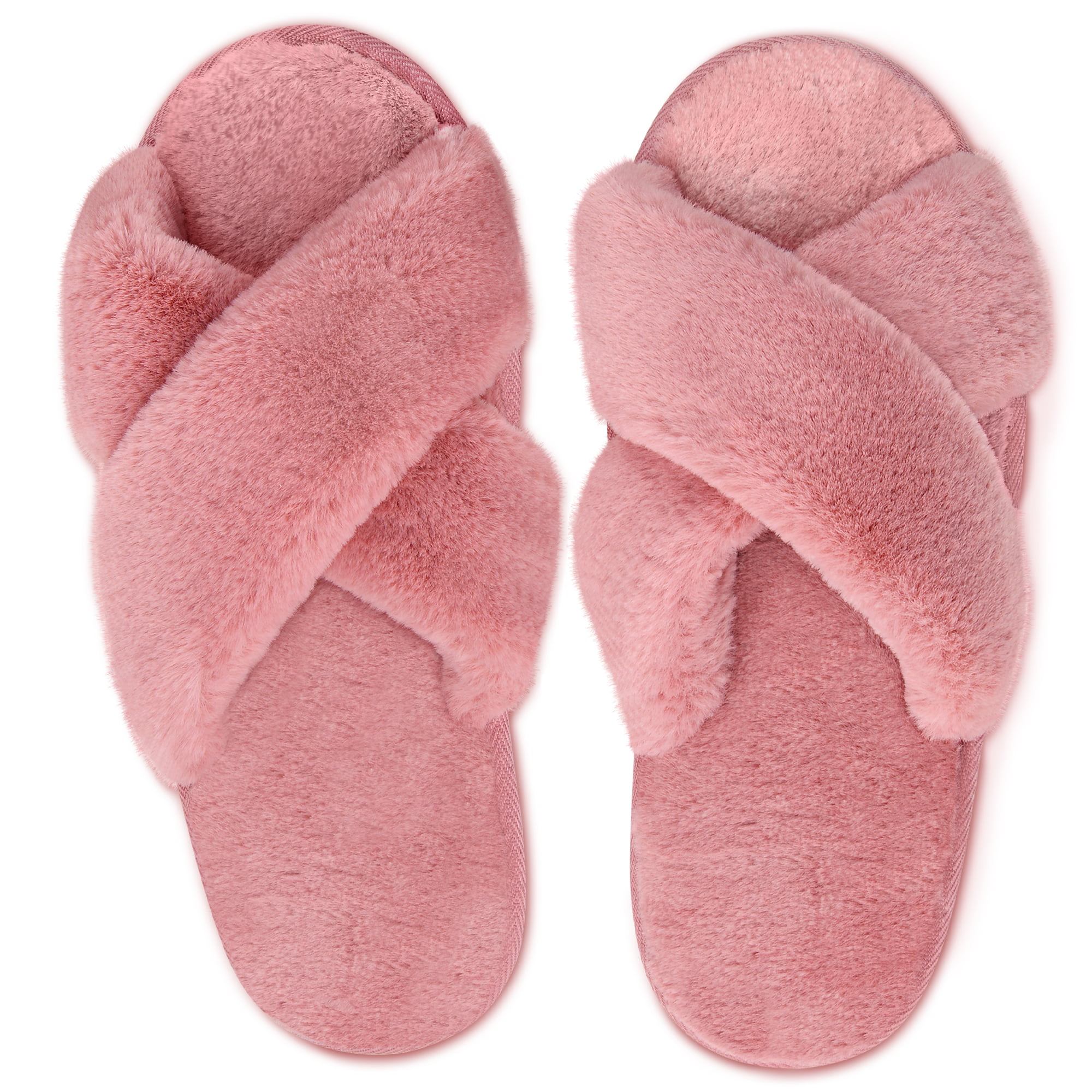 pink slippers walmart