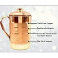 thumbnail image 2 of SAI DECORATIVE Pure Copper jug for Water Copper jug Copper jug Silver Touch (1500 ml), 2 of 4