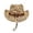 Khaki, variant on Summer Outdoor Casual Holiday Panama Shade Straw Sun Hat for Women Men Wide Brim UPF 50+ Breathable Lightweight Travel Beach Accessory Brown Brown