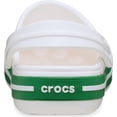thumbnail image 3 of Crocs Niños Crocband Zueco Slip-On Blanco Verde Ligero, 3 of 7