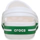 thumbnail image 3 of Zuecos Crocs Crocband para Niños, Livianos, Blancos y Verdes, Talla 6, 3 of 7