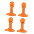 thumbnail image 3 of 4 tapas protectoras para lona de tienda de campaña, de goma, resistentes, para puntas de poste de tienda, ligeras, para montañismo y mochileros. Naranja, 3 of 8