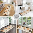 thumbnail image 6 of Yayeee Runner Rug for Bedroom 2'x6' Machine Washable Hallway Non Slip Mat, Beige Halloween Pumpkin, 6 of 8