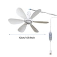 thumbnail image 3 of BotaniNest Portable Ceiling Fan With Remote USB Powered Hanging Fan With Hook For Camping RV Cruise Cabin Tent And Travel Use, 3 of 4