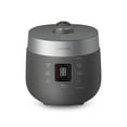 thumbnail image 1 of CUCKOO CRP-ST0609FG 6-Cup (Uncooked) / 12-Cup (Cooked) Twin Pressure Rice Cooker & Warmer with Nonstick Inner Pot, 16 Menu Options, 3 Voice Guide, Auto Clean (Gray), 1 of 9