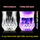 thumbnail image 2 of CELNNCOE Vasos antiguos con luces LED activadas por líquido - Vasos multicolores divertidos con luces activadas por líquido para copas de vino, fiestas, bares, juego de 6, 2 of 6