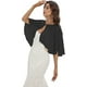 thumbnail image 1 of BRILLAR Elegantes chales tipo capa de gasa para mujer, perfectos para vestidos de noche y bodas, 1 of 5