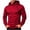 Wine, variant on Hoodies for Men Solid Color Long Sleeve Slim Fit Pullover Sweatshirt Casual Fashion Button Zipper Open Close Gym Sports Sweatshirt Warm Fall Winter Top