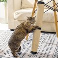 thumbnail image 2 of Sisal Cat Scratching Mat Beige Cat Scratching Mat With Velcro Furniture Protector Chair Legs Desk, 2 of 5