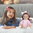 thumbnail image 6 of 12 Inch Realistic Baby Doll, Soft Elastomer Doll For Kids 3+, Lifelike Features, Pretend Play Toy, Perfect Gift For Children, Includes Outfit Accessories, 6 of 6