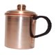 thumbnail image 3 of Taza de té de cobre hecha a mano, taza de té de boca ancha, regalo de cumpleaños retro, vajilla de cobre para café, cocina, hogar,, 3 of 9