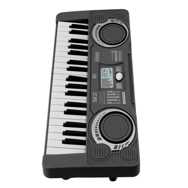 Teclado de piano para niños, teclado electónico portátil con batería de 37 teclas con 4 soportes para educación