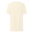 thumbnail image 5 of T Shirts for Women 2026 Summer Short Sleeve V Neck Casual Loose Plain Tshirts Work Blouse Basic Tees with Chest Pocket, 5 of 6