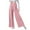 Pink, variant on Utoimkio Women's Wide Leg Flowy Lounge Pants High Waisted Casual Loose Summer Pants for Women