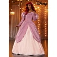 thumbnail image 2 of Adult Disney Pink Dress Ariel Costume, 2 of 12