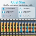 thumbnail image 2 of Cable de conexión Ethernet Sokqovt Cat6a Slim 0,15 m 10G 550 MHz, 2 of 6