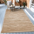 thumbnail image 3 of Ileading 6'x 9' Outdoor Rug for Patio Clearance, Reversible Outdoor Plastic Straw Camping Rug, Portable Washable Reversible Mats for Camping, RV, Picnic, Beach, Backyard, Pool Deck, 3 of 9