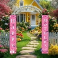 thumbnail image 6 of Nmdmisc Happy Mother's Day Porch Banner Floral Mothers Day Welcome Porch Sign Pink Rose Mother Day Decorations for Mothers Day Party Welcome Porch Wall Decor(71" X 12"), 6 of 6
