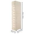 thumbnail image 2 of 6Tier Bathroom Floor Cabinet, Vertical Storage Unit with Drawers and Casters, Large Capacity Narrow Tall Slim Storage Tower Waterproof Toilet Paper Storage Cabinet for Small Spaces Gaps, 2 of 28