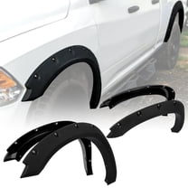 Speed Daddy 7" Textured Black Pocket-Riveted Fender Flares For Jeep Wrangler TJ (1997-2006)