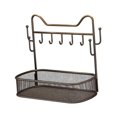 thumbnail image 4 of DOLITY Key Holder Stand Jewelry Organizer with Hangers Practical Jewelry Holder Key Rack for Porch Bedroom Tabletop Countertop Decor Black, 4 of 8