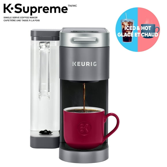Cafetière une tasse à la fois Keurig® K-Supreme 4 formats : 6, 8, 10, 12 oz.