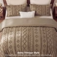 thumbnail image 2 of U by Bedsure Queen Tufted Boho Comforter Set, 3 Pieces Farmhouse Shabby Chic Embroidery Bed Set, Soft Jacquard Affogat Comforter for All Seasons, 2 of 9