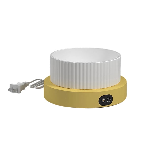 Outdoor Thermostatic Heated Water Bowl for Large Automatic Temperature Control Dish for Cats Dogs Chickens Geese and Rabbits