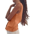 thumbnail image 2 of Sleeveless Women Casual Knit Button Cardigan Vest With Pocket, 2 of 4